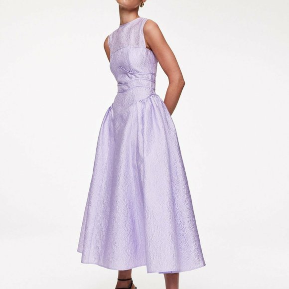 COPY - Rachel Gilbert - Sophia Dress - Purple AU1 / US4 - Picture 5 of 16